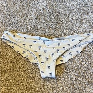 Boys+Arrows Bikini Bottom with Palm Tree Print